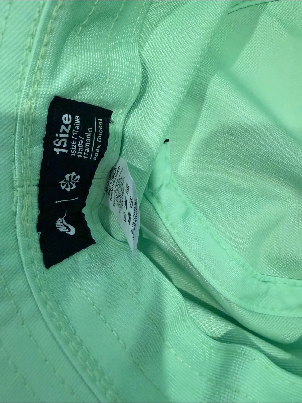 Nike Kids' Mint Green Bucket Hat new - Picture 4 of 5